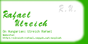 rafael ulreich business card